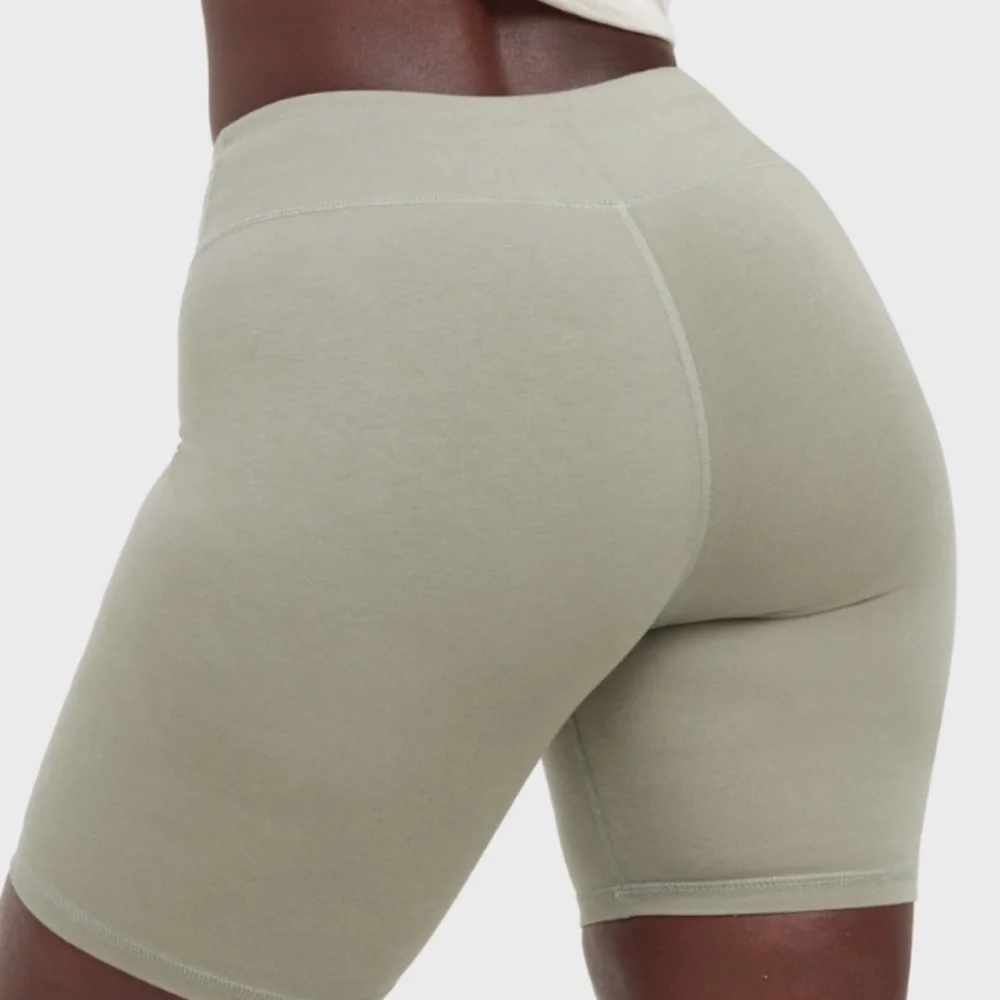 LAST PAIR! NWT Mate The Label XXL Sage Organic Stretch Cotton Biker Shorts - Picture 2 of 3